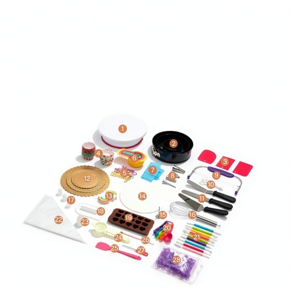 Jdilovemart 700PCs Baking Supplies Gift Set-1