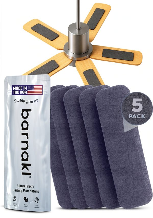 Barnakl Ceiling Fan Filters Zeolite Carbon Air Purification-0