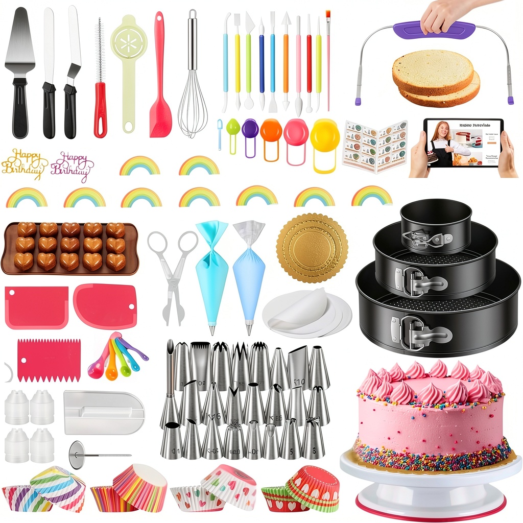 Jdilovemart 700PCs Baking Supplies Gift Set