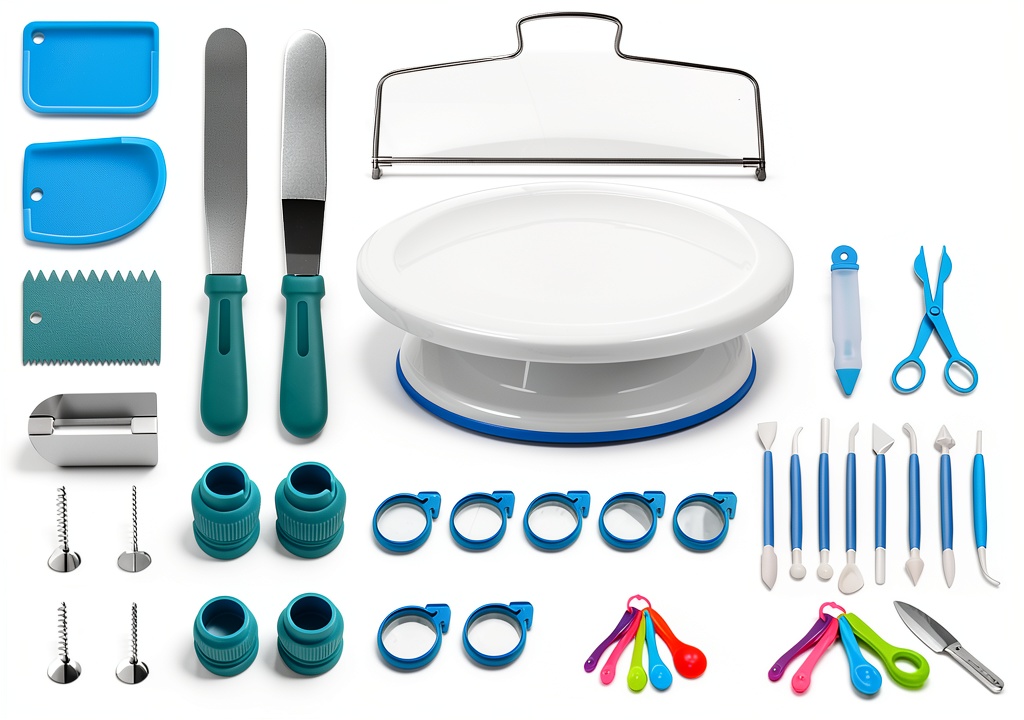 ANSLYQA Cake Decorating Kit contents