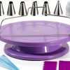 Purple Cake Stand Kit by AOSHIDINGSHUO Kitchen Decorating-0