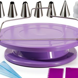 Purple Cake Stand Kit by AOSHIDINGSHUO Kitchen Decorating-0