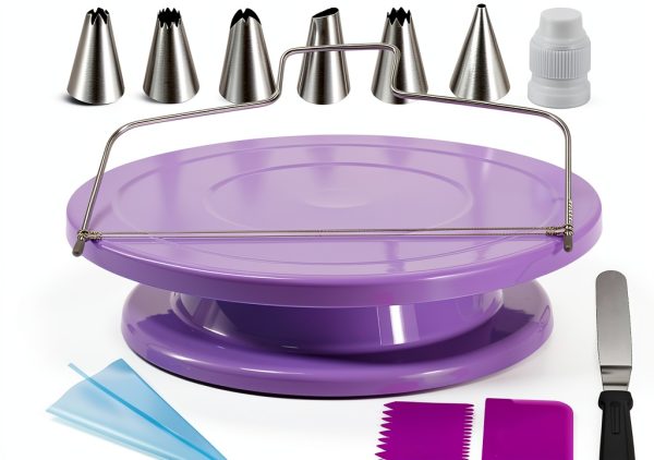 Purple Cake Stand Kit by AOSHIDINGSHUO Kitchen Decorating-0