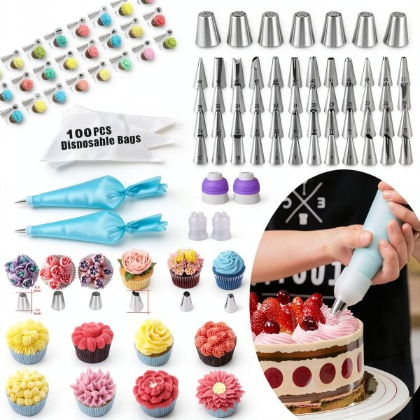 KOSBON 567 PCS Cake Decorating Kit Set for Beginners-3