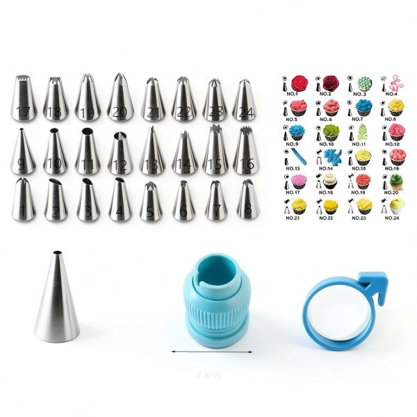 Cake Decorating Kit with Cake Turntable ANSLYQA Kitchen-2