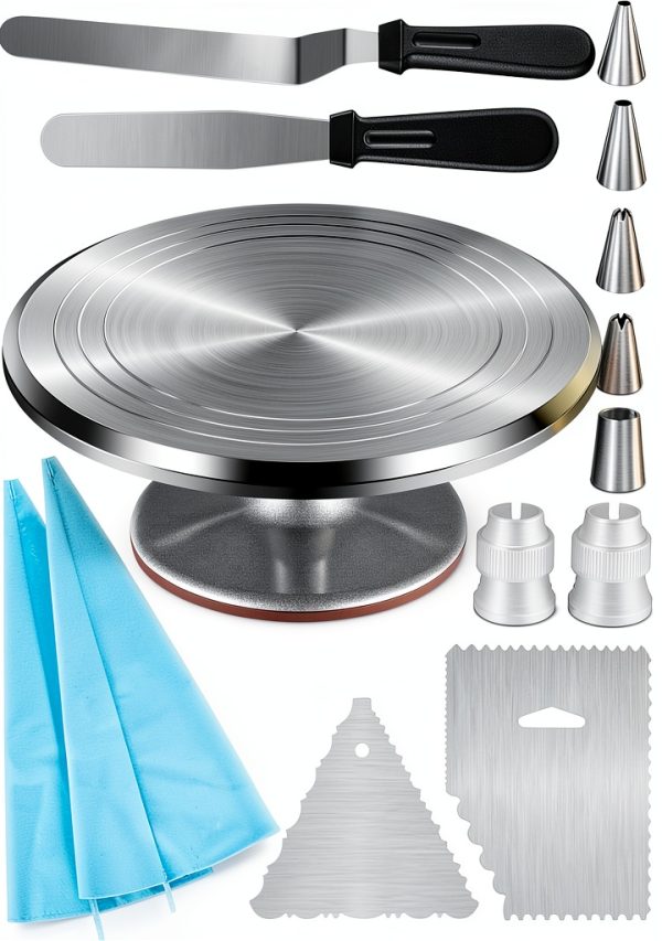 Kootek Cake Decorating Kit Aluminum Alloy-0