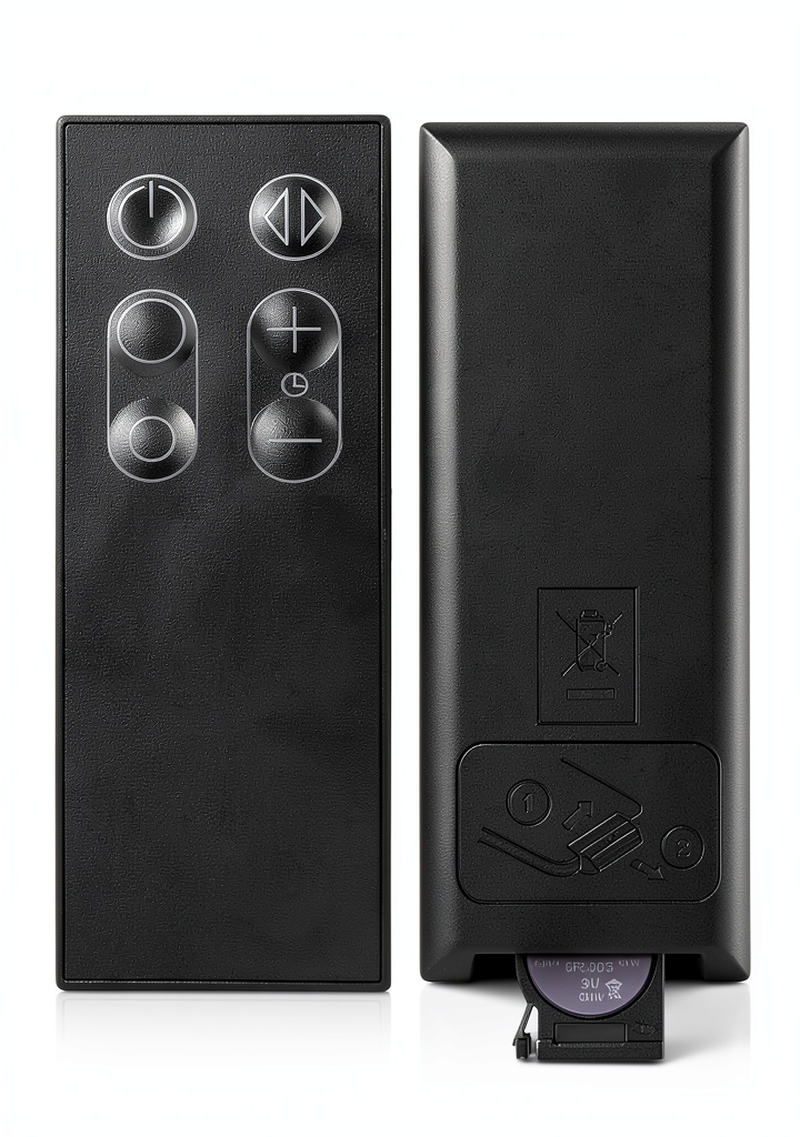 Dyson fan replacement remote control showing magnetic attachment to fan