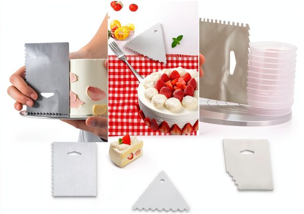AOSHIDINGSHUO 78Pcs Aluminum Alloy Turntable Kit Cake-4