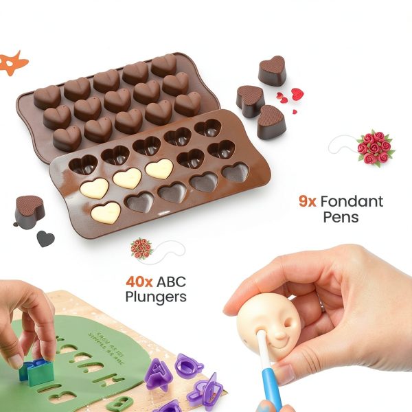 Jdilovemart 700PCs Baking Supplies Gift Set-5