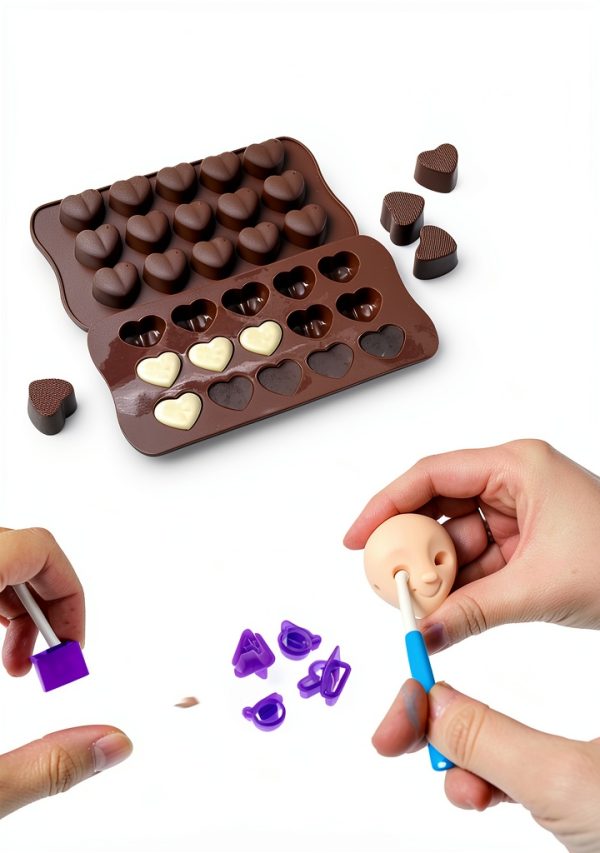 RFAQK Cake Decorating Kit Silicone Plastic-5