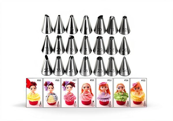 Cake Decorating Kit ANSLYQA Stainless Steel-2