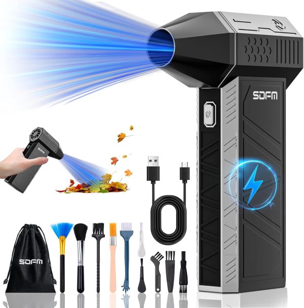 SDFM Compressed Air Duster Black Cordless-0