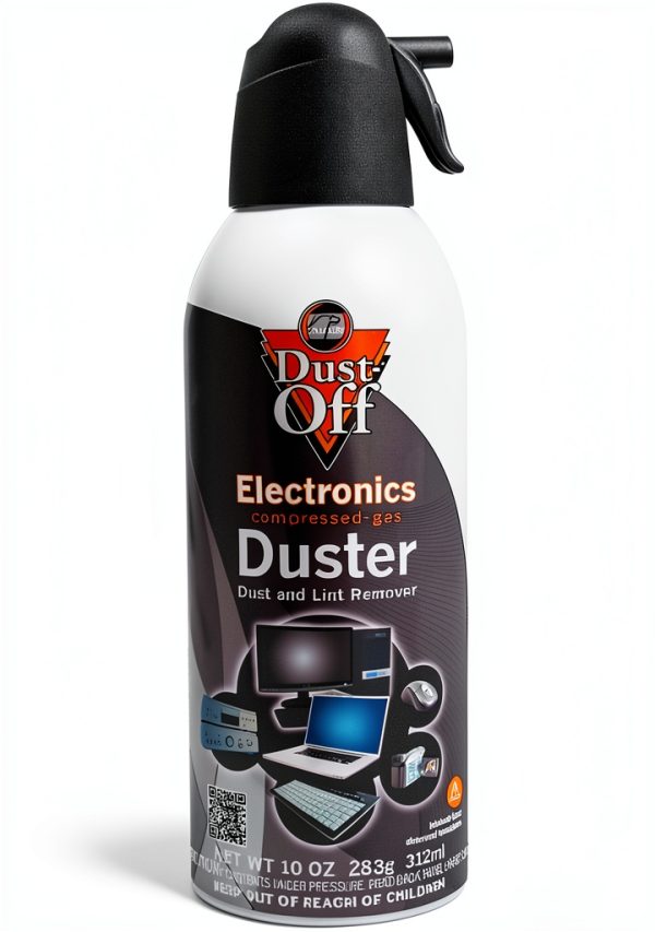 Dust Off Falcon Safety Compressed Air Duster DSXLP Black 10oz-7