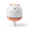 YUNYILAN Mini Vacuum Cleaner White Orange Handheld Desk-4