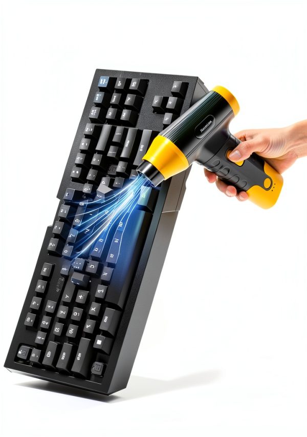 Air Duster Audkotyn Rechargeable Lightweight Yellow-3