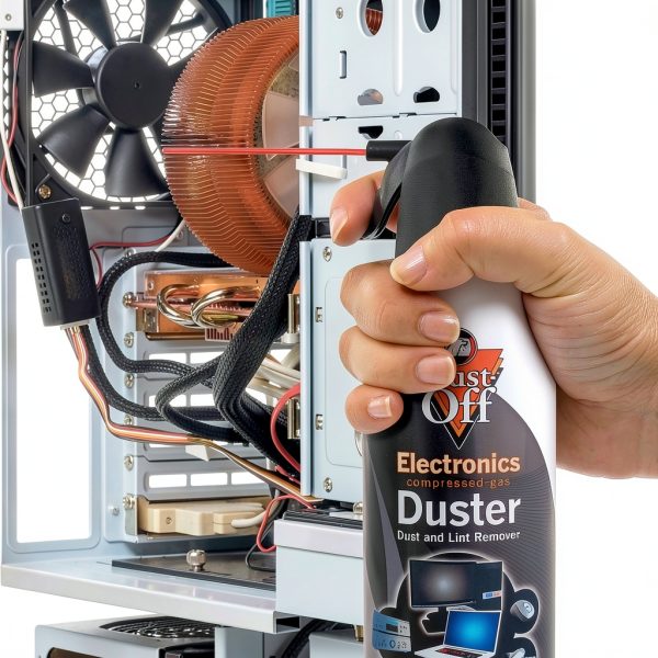 Dust Off Falcon Safety Compressed Air Duster DSXLP Black 10oz-3