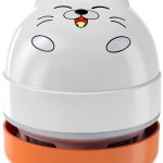 YUNYILAN Mini Vacuum Cleaner White Orange Handheld Desk-0