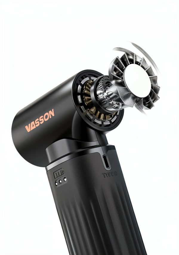 VASSON Compressed Air Duster Black MS-C002-2