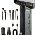 Compressed Air Duster Zezzo Turbo Fan Black-0