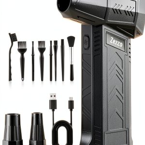 Compressed Air Duster Zezzo Turbo Fan Black-0