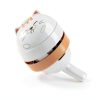 YUNYILAN Mini Vacuum Cleaner White Orange Handheld Desk-7