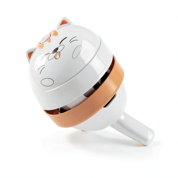 YUNYILAN Mini Vacuum Cleaner White Orange Handheld Desk-7