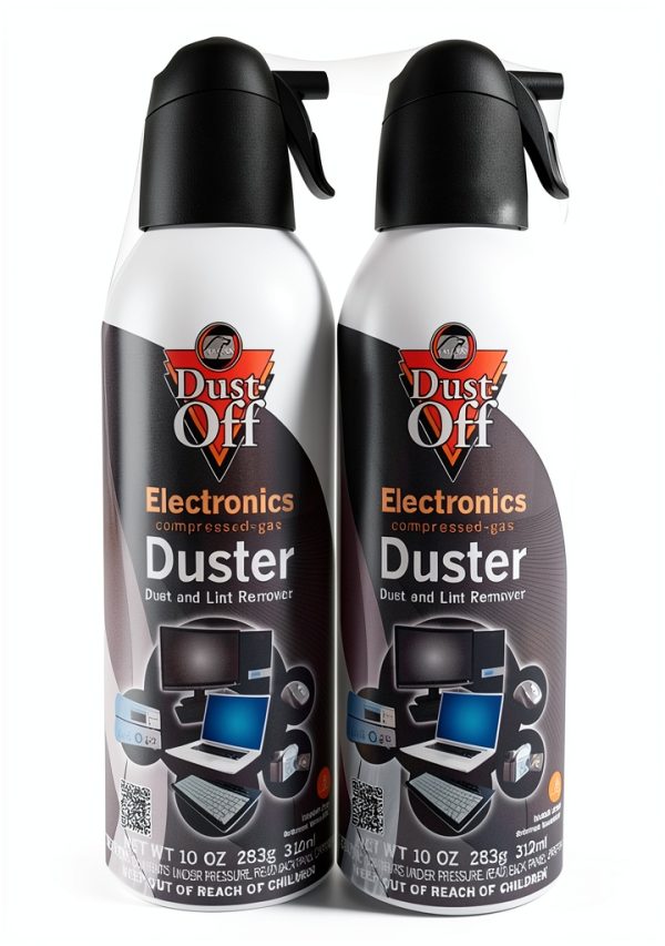 Dust Off Falcon Safety Compressed Air Duster DSXLP Black 10oz-1
