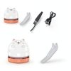 YUNYILAN Mini Vacuum Cleaner White Orange Handheld Desk-5