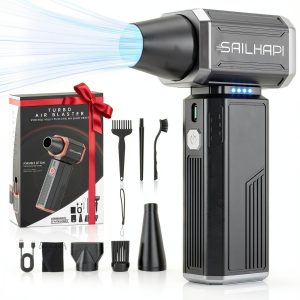 Cordless Air Duster SAILHAPI 300k RPM Silver-0