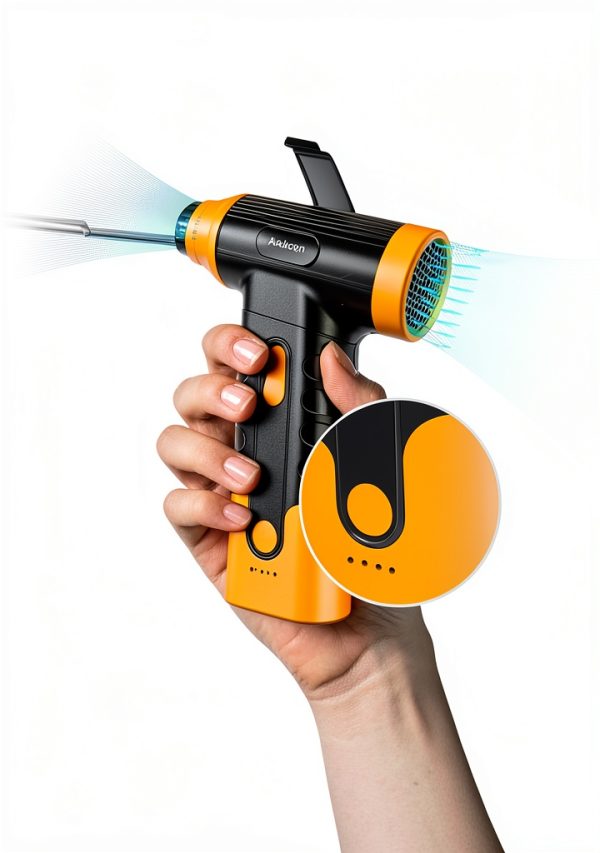 Air Duster Audkotyn Rechargeable Lightweight Yellow-6