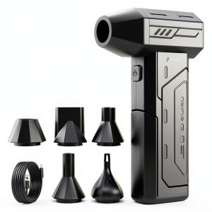 CAGIWIRU Electric Air Duster W20F Black Handheld Turbo Fan-0