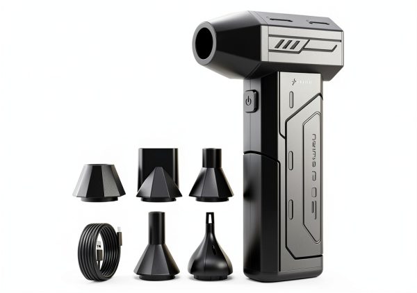 CAGIWIRU Electric Air Duster W20F Black Handheld Turbo Fan-0