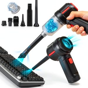 Meudeen Handheld Mini Vacuum Air-01 Black 100ml HEPA Filter-0