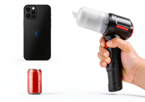 Meudeen Handheld Mini Vacuum Air-01 Black 100ml HEPA Filter-6