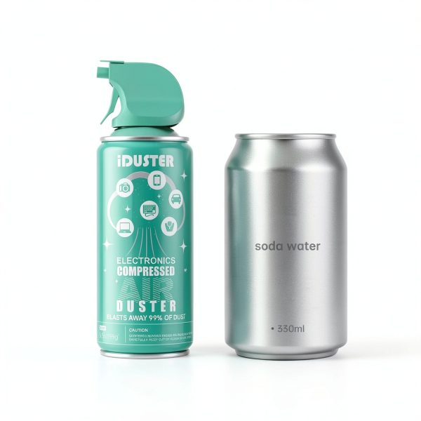 iDuster Compressed Air Duster 3.5oz Green Ozone Friendly Safe Spray-4