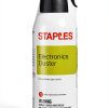 Staples Clear Air Duster 10oz Refillable Lightweight Dust Cleaner-2