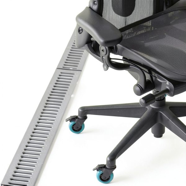 STEALTHO Chair Casters 5-Pack Silent Rollers Navy Blue 7/16x7/8-3