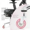 Pink Office Chair Caster Wheels Set of 5, 3 Inch Heavy-Duty Rubber Chair Casters Replacement, Computer Gaming Desk Caster Wheels Smooth Rolling for Hardwood Carpet Tile Floors, 11 * 22mm Universal fit-4