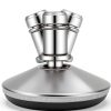 Bell Glides Replacement Office Chair Swivel Caster Wheels to Fixed Stationary Castors，Adjustable Castor Low Profile Stool with Separate Self Adhesive Felt Pads Black 5pcs Silver-2