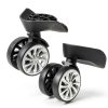 Universal Luggage Wheel by Akozon 2pcs 2.2" Duty Poly Plastic Swivel-7