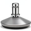 Bell Glides Replacement Office Chair Swivel Caster Wheels to Fixed Stationary Castors，Adjustable Castor Low Profile Stool with Separate Self Adhesive Felt Pads Black 5pcs Silver-1