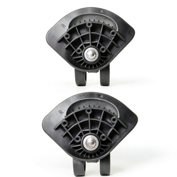 Universal Luggage Wheel by Akozon 2pcs 2.2" Duty Poly Plastic Swivel-4