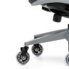Innovative Haus Office Chair Wheels Replacement Set of 5 - Heavy Duty 3'' Clear Caster Wheels for Carpet and Hardwood Floors - Universal Fit, Quiet and Smooth Rolling - No Desk Floor Mat Needed-1
