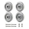 5 Inch Thermoplastic Rubber Caster Wheels Set of 4 Duty LONGRUN-0