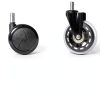 Innovative Haus Office Chair Wheels Replacement Set of 5 - Heavy Duty 3'' Clear Caster Wheels for Carpet and Hardwood Floors - Universal Fit, Quiet and Smooth Rolling - No Desk Floor Mat Needed-4