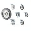 5 Inch Thermoplastic Rubber Caster Wheels Set of 4 Duty LONGRUN-6