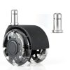 2 Inch Office Chair Wheels Nataboon Heavy Duty Rubber Casters Set of 5-3