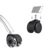 2 Inch Office Chair Wheels Nataboon Heavy Duty Rubber Casters Set of 5-4
