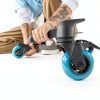 STEALTHO Chair Casters 5-Pack Silent Rollers Navy Blue 7/16x7/8-1