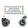 ALTRA Office Chair Wheel Casters 3‑Inch Roller‑Blade 5 Heavy‑Duty-5